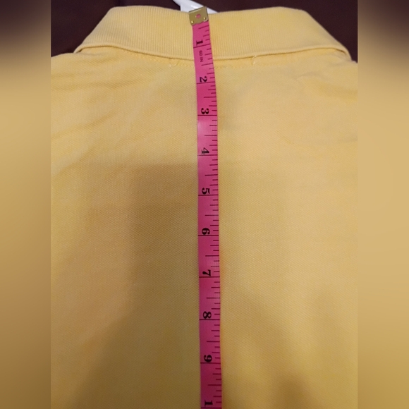 Men's Yellow Polo Ralph Lauren Short Sleeve Shirt Size Small - Picture 8 of 9